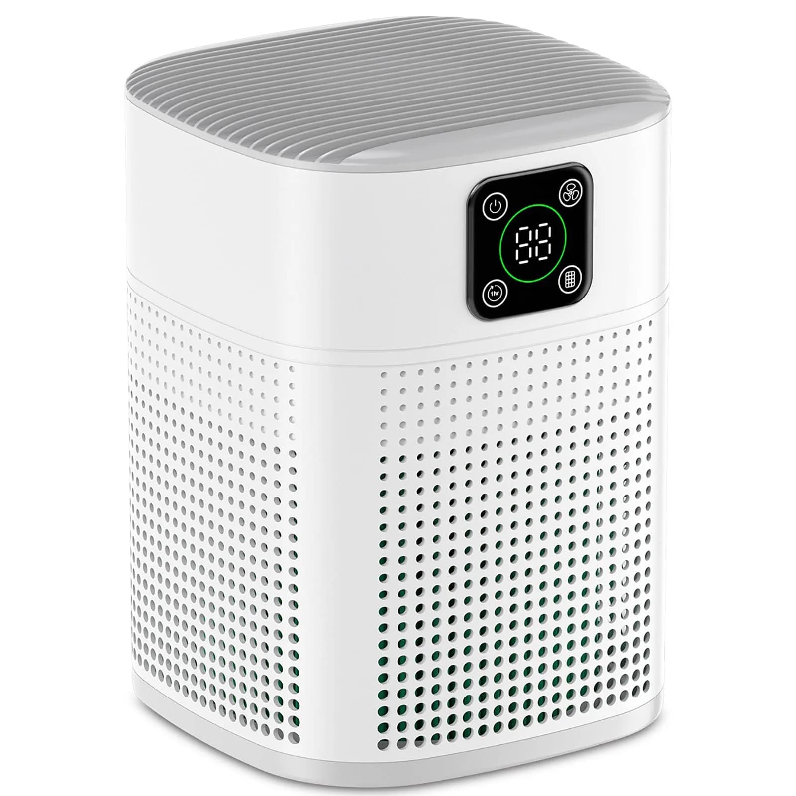 Honeyuan H13 HEPA Air Purifier for Bedroom & Large Rooms | 1095 sqft Coverage, 24dB Sleep Mode, 3-Stage Filtration - main product image