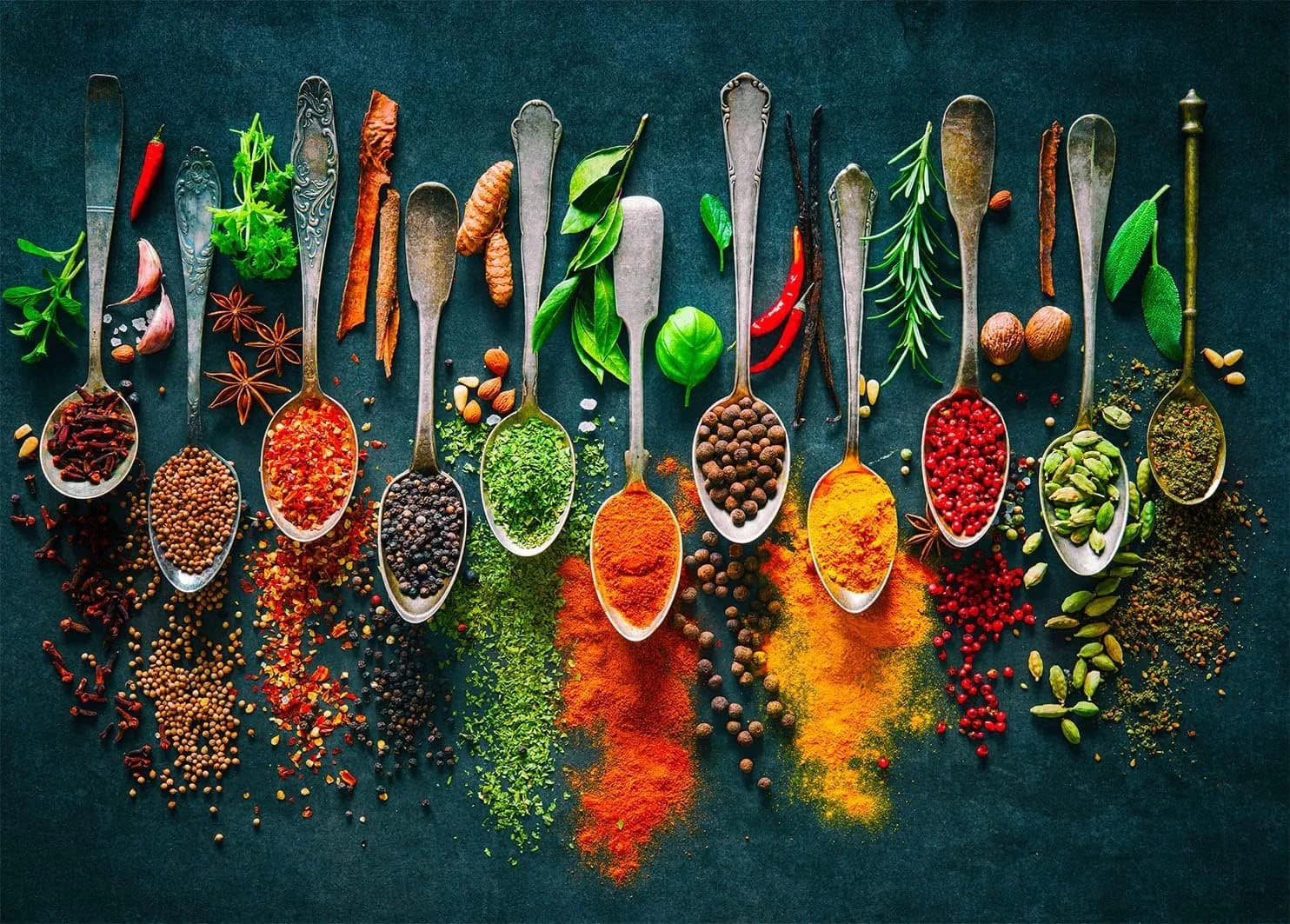 HUADADA 1000 Piece Jigsaw Puzzle World Spices | Adults Puzzle for Relaxation & Brain Boosting