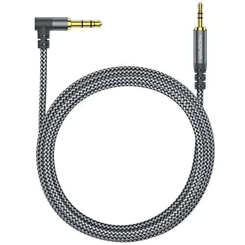 MCSPER 2-PACK 3.5mm to 2.5mm Aux Audio Cable 6.6FT | Gold-Plated, Tangle-Free, Compatible with Bose & JBL Headphones thumbnail 1