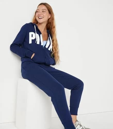 Victoria's Secret PINK Logo Sweatshirt | Cozy, Relaxed Fit, Cotton Blend, S thumbnail 3