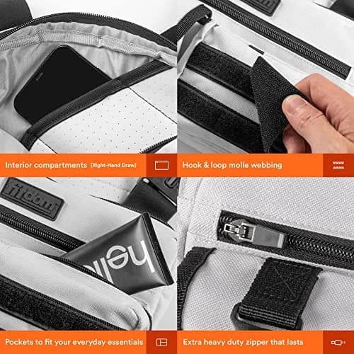 Fitdom Running Chest Pack for Men | Tactical Sports Utility Bag with Pockets thumbnail 5