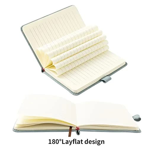 Animusphere Blue 2Pack Pocket Notebook 10.2cm x 14.5cm (4" x 5.7") | Classic Leather Cover with Pen Holder thumbnail 5