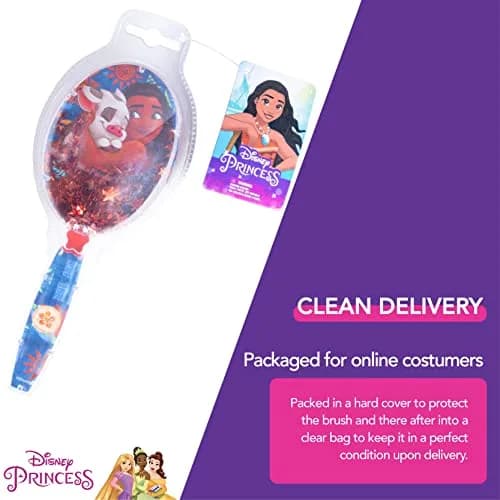 LUV HER Moana Magical Confetti Hair Brush | Detangling Kids Hair Brush Ages 3+ (1 Piece) thumbnail 4
