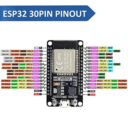 KeeYees ESP32S ESP32 Development Board 30PIN | Dual Core WLAN + Bluetooth, 2PCS thumbnail 5