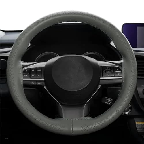 AUTOXBERT Genuine Leather DIY Steering Wheel Cover 38cm (15 Inch) | Hand Sewing Wrap with Needles & Thread thumbnail 7