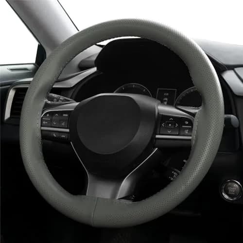 AUTOXBERT Genuine Leather DIY Steering Wheel Cover 38cm (15 Inch) | Hand Sewing Wrap with Needles & Thread thumbnail 9
