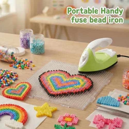 Honoson Mini Craft Iron with Charging Base Tiny, Fruit Green | Portable DIY Heat Press for Small Projects thumbnail 4