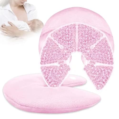 CONBELLA Hot Cold Gel Bead Breast Therapy Pack, 17cm (6.69in) Diameter | Therapeutic Relief for Breastfeeding, Mastitis & Engorgement thumbnail 1