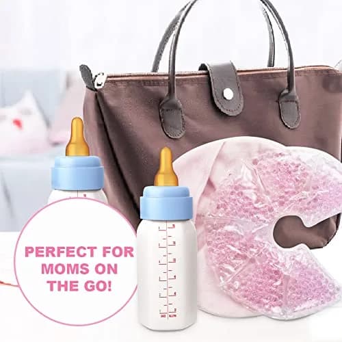 CONBELLA Hot Cold Gel Bead Breast Therapy Pack, 17cm (6.69in) Diameter | Therapeutic Relief for Breastfeeding, Mastitis & Engorgement thumbnail 5
