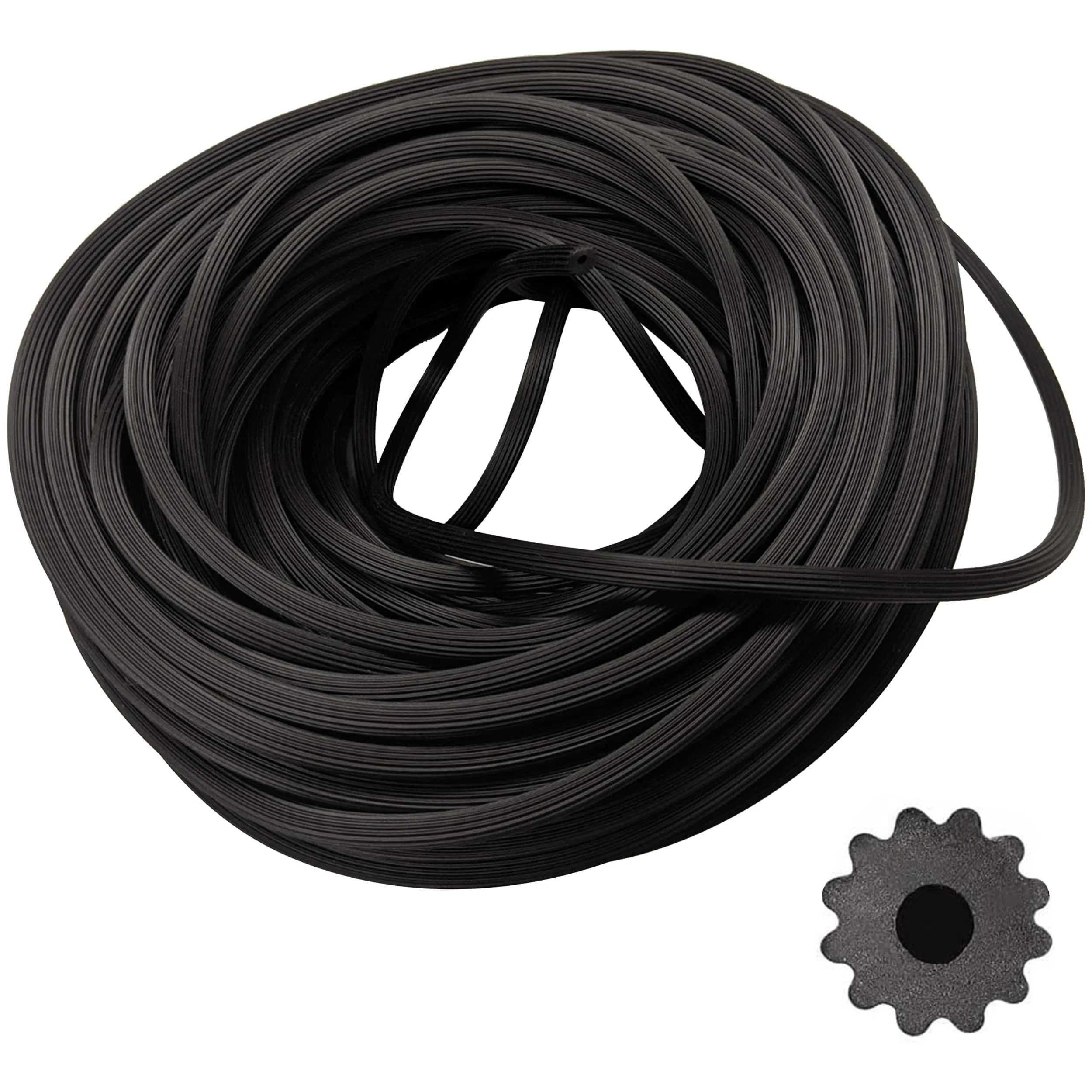 FINE PRODUCT SUPPLY Screen Spline 0.125" | Durable Vinyl, 100ft Roll for Window & Door Mesh - main product image