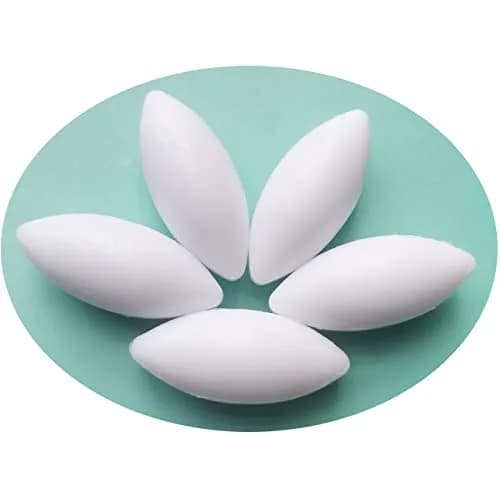 BBTCTY Magnetic Stirrer Stir Bars 15X35 mm Olive Shape | Chemically Inert, 5 PCS, USA Import thumbnail 1