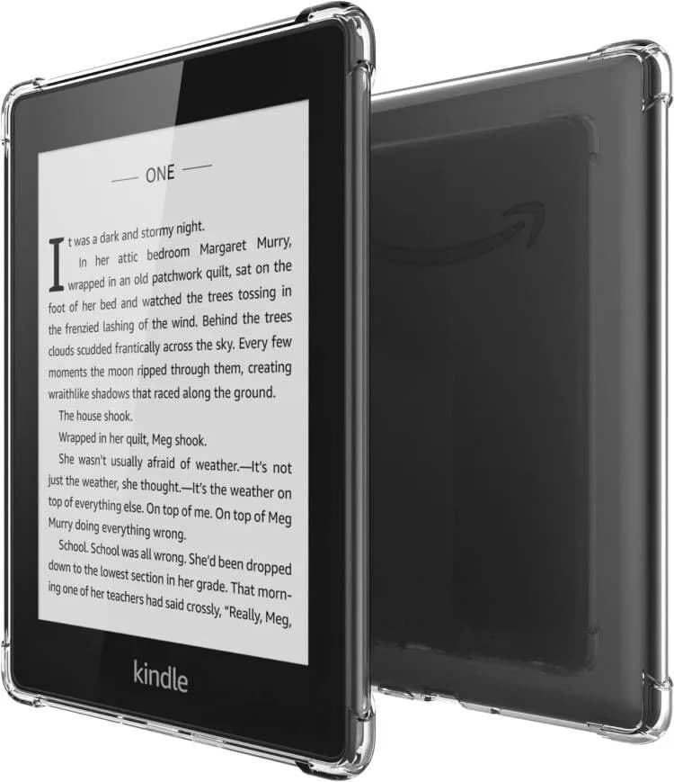 KEEXYICC Clear Case for 6.8" Kindle Paperwhite 11th Gen 2021 & Signature Edition | Slim Protective TPU Back Cover with Bumper Corners thumbnail 7