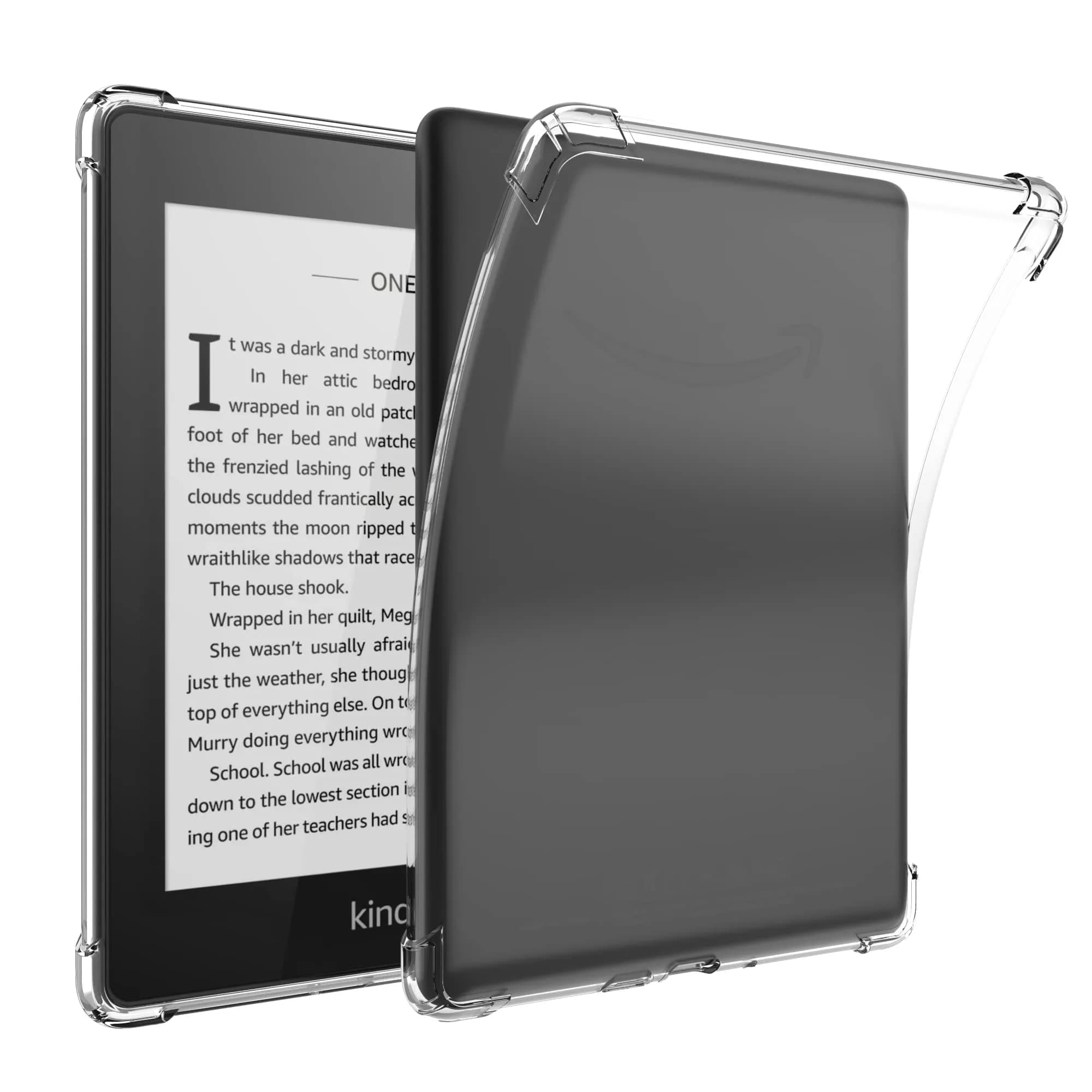KEEXYICC Kindle Paperwhite 10th Gen Transparent Cover | Ultra-Thin Silicone Shell with Thick Corners - main product image