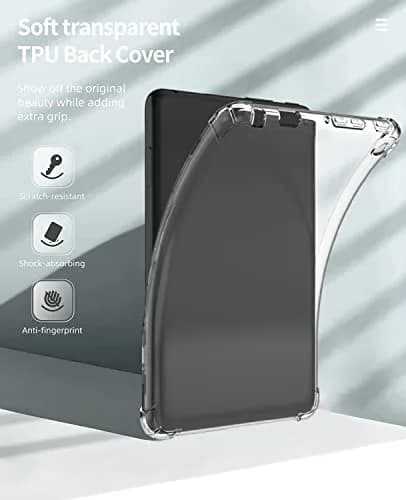 KEEXYICC Kindle Paperwhite 10th Gen Transparent Cover | Ultra-Thin Silicone Shell with Thick Corners thumbnail 8