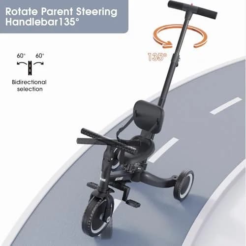 newyoo TR007 5-in-1 Tricycle for Toddlers 1-3 Years | ASTM & EN188 Approved thumbnail 3