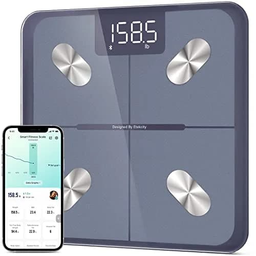 Etekcity Smart Scale for Body Weight, BMI, Body Fat, Bluetooth, Blue | Weigh Scale thumbnail 1