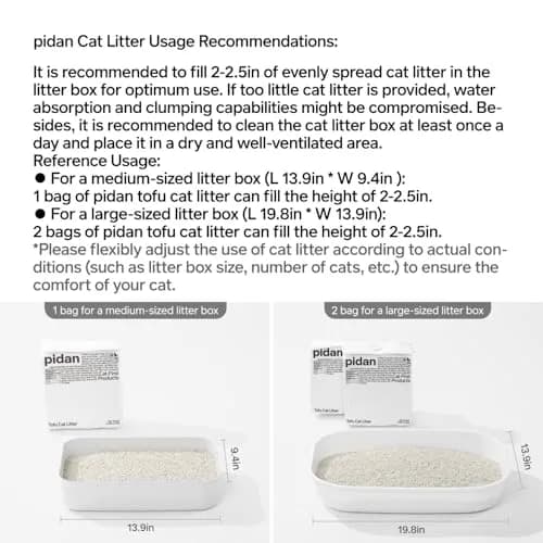 pidan Tofu Cat Litter Clumping, Flushable, Plant Based 5.3lb | Ultra Absorbent & Dust-Free thumbnail 6