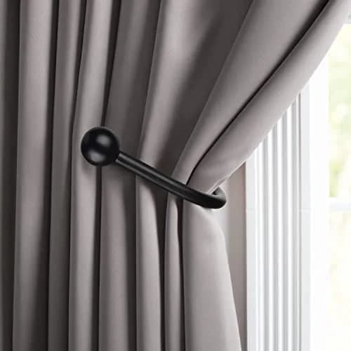 Gobutend Curtain Holdback Tieback 2pcs Wall Mounted Drapery Hooks 15cm (6in) | Retro Home Decor thumbnail 2