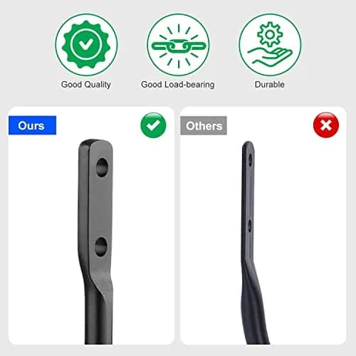 Gobutend Curtain Holdback Tieback 2pcs Wall Mounted Drapery Hooks 15cm (6in) | Retro Home Decor thumbnail 3