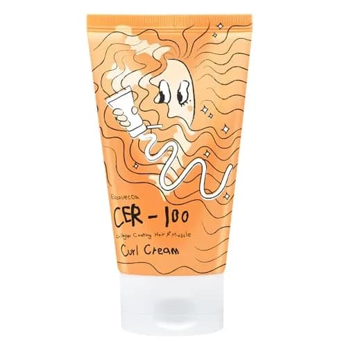 Elizavecca CER-100 Collagen Coating Hair A+ Muscle Curl Cream 120 ml | Moisturizes & Restores Elasticity thumbnail 1