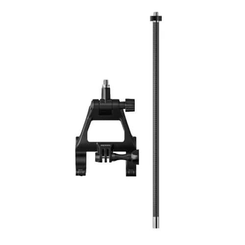 Insta360 Invisible Bike Handlebar Mount for ONE X2/X3/RS, Black | Carbon Fibre Extension Pole & Universal Mounts thumbnail 1