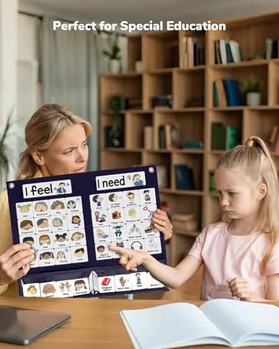 CHEFAN Feelings Chart for Kids, Autism & SEL Classroom Tool | Visual Emotion & Needs Board thumbnail 6