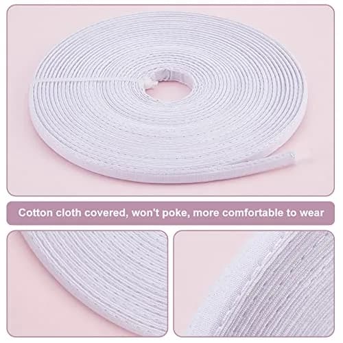 PH PandaHall Cotton Covered Boning Roll 11mm Wide, 12 Yards | Sew-Through White Fabric for Garment Support thumbnail 6