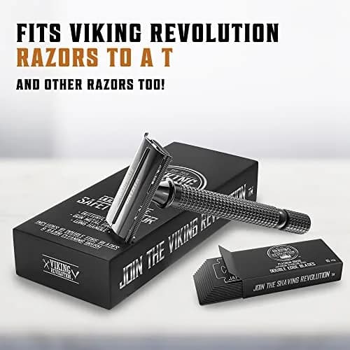 SHAVING REVOLUTION Double Edge Razor Blades 100 Count | Platinum Japanese Stainless Steel for a Precise, Smooth Shave thumbnail 3