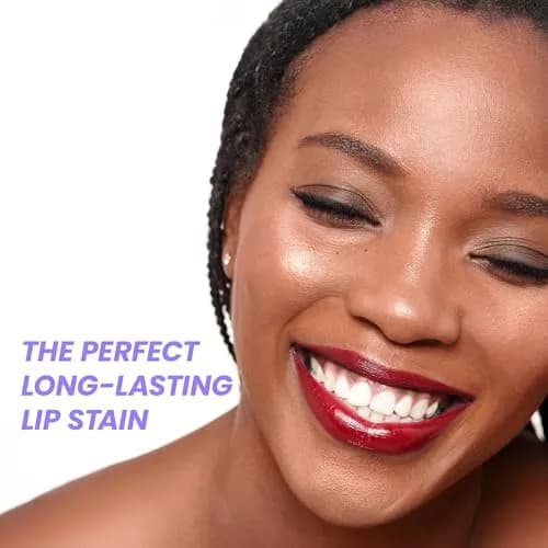 Wonderskin Lip Stain First Kiss Stain & Go (0.14 Fl Oz) | Long-Lasting Waterproof Lip Tint thumbnail 7