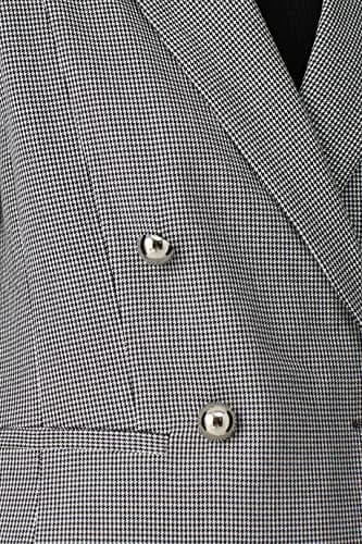 Great Jones Blazer Plaid Varsity Stripe | Classic Fit, Grey, X-Small | Support Indian Business Casual thumbnail 4