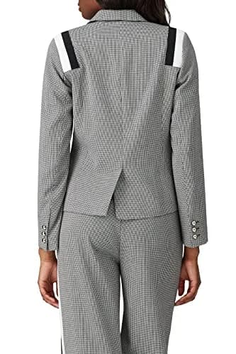 Great Jones Blazer Plaid Varsity Stripe | Classic Fit, Grey, X-Small | Support Indian Business Casual thumbnail 3