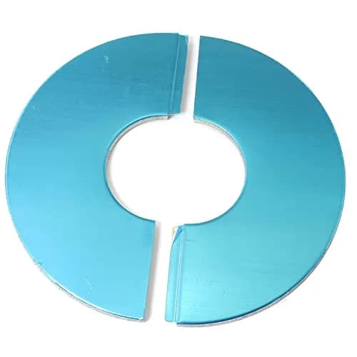 PZRT 2pcs Wall Split Flange | Stainless Steel Round Pipe Cover for 71mm Pipe thumbnail 1