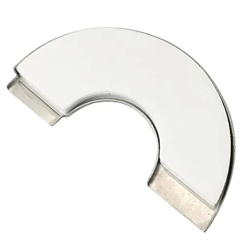 PZRT 2pcs Wall Split Flange | Stainless Steel Round Pipe Cover for 71mm Pipe thumbnail 5