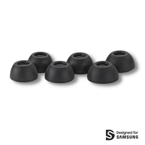 COMPLY Memory Foam Replacement Ear Tips for Samsung Galaxy Buds2 Pro, Black (3 Pairs, S/M/L) | Secure Fit, Noise Isolation, All-Day Comfort thumbnail 3