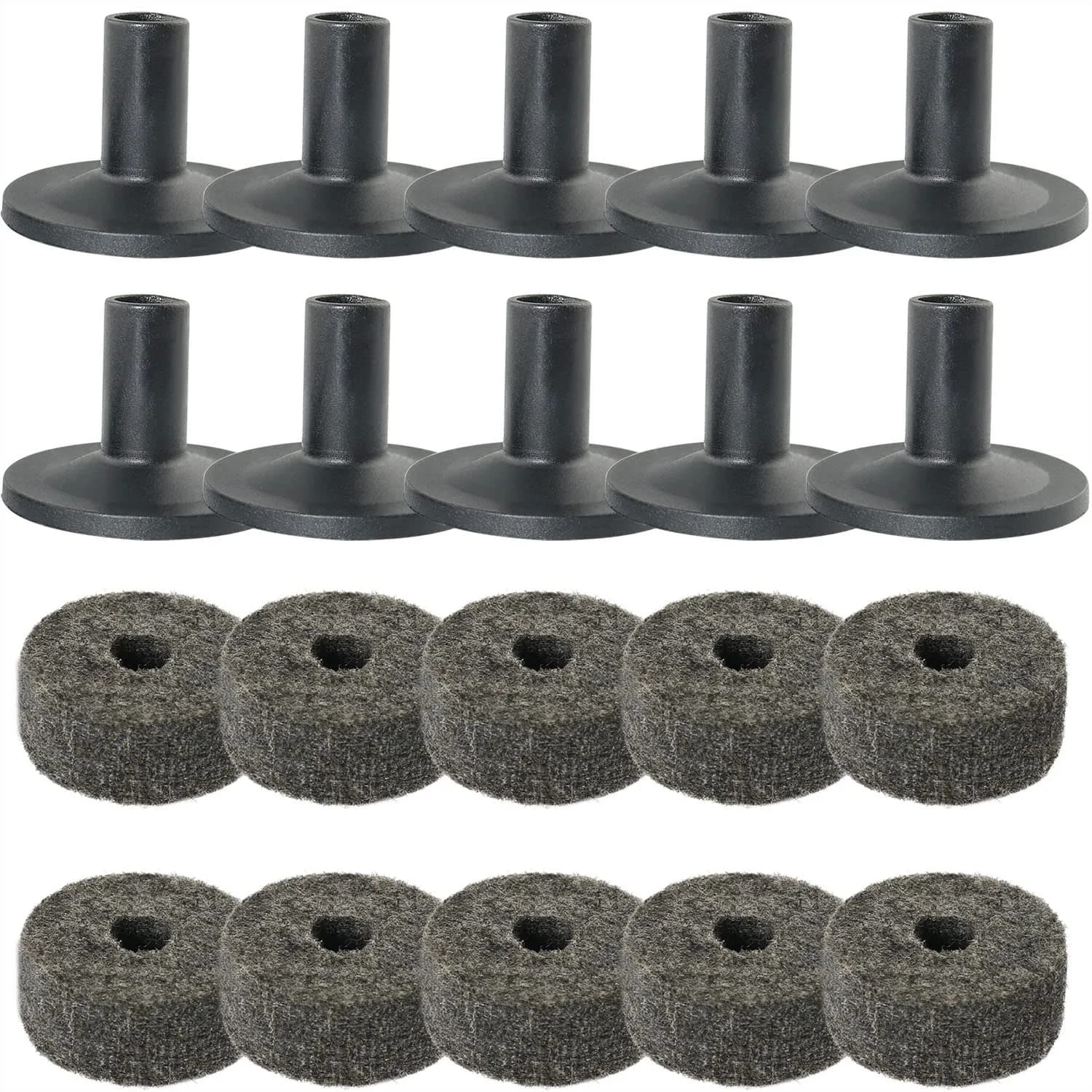MEETOOT Cymbal Stand Felt Washer 10 Sets | Protects Cymbals & Improves Sound Quality - main product image