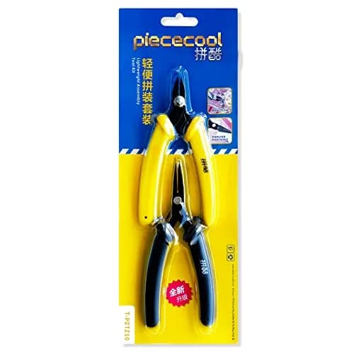 Piececool Professional Metal Model Tools Set - 2pcs Clipper & Needle Nose Pliers | For Metal Earth Kits thumbnail 7