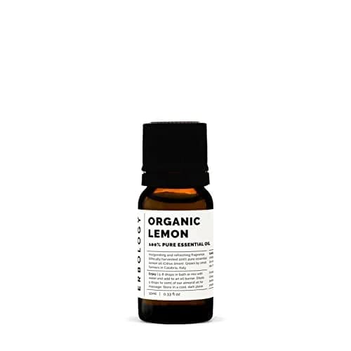 Erbology Lemon Essential Oil 0.34 Fl Oz | Organic & Pure, Refreshing & Invigorating thumbnail 1