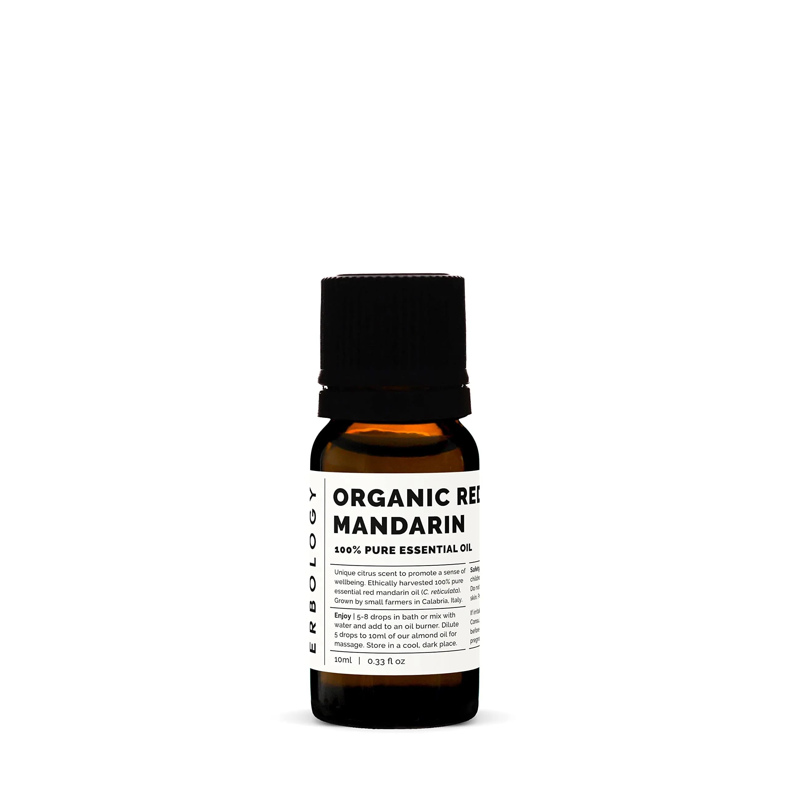 Erbology Organic Lavender Essential Oil 0.34 Fl Oz | Pure & Sustainably Sourced — Red Mandarin / 0.34 Fl Oz