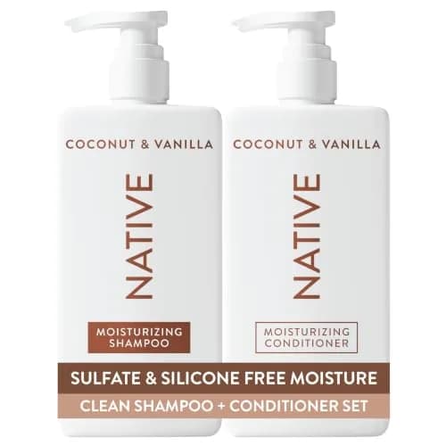 Native Coconut & Vanilla Shampoo and Conditioner Set | 16.5 fl oz (500 ml) Each thumbnail 1