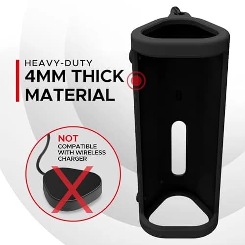 Sound Bass Heavy Duty Protective Carrying Case for Sonos Roam 2 | Black, 18cm (7in) Length thumbnail 4