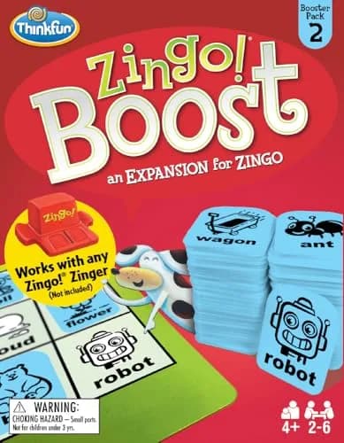 ThinkFun Zingo! Booster Pack #2 - Expansion Pack for Kids 4+ | Brain Word Puzzle Game | Trusted by Families thumbnail 7