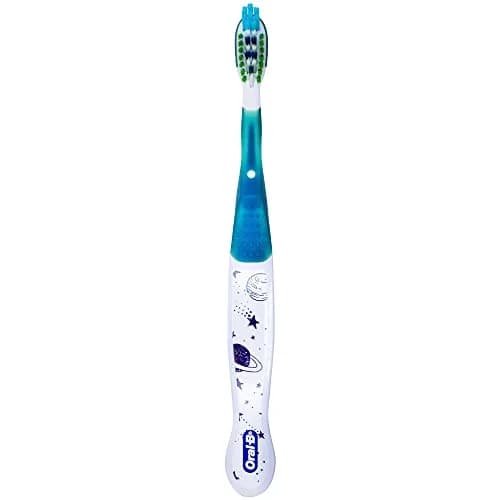 Oral-B Pro-Health Junior CrossAction Galaxy Toothbrush, Ages 6+, Soft - Pack of 3 | Dentist Recommended Manual Toothbrush thumbnail 7