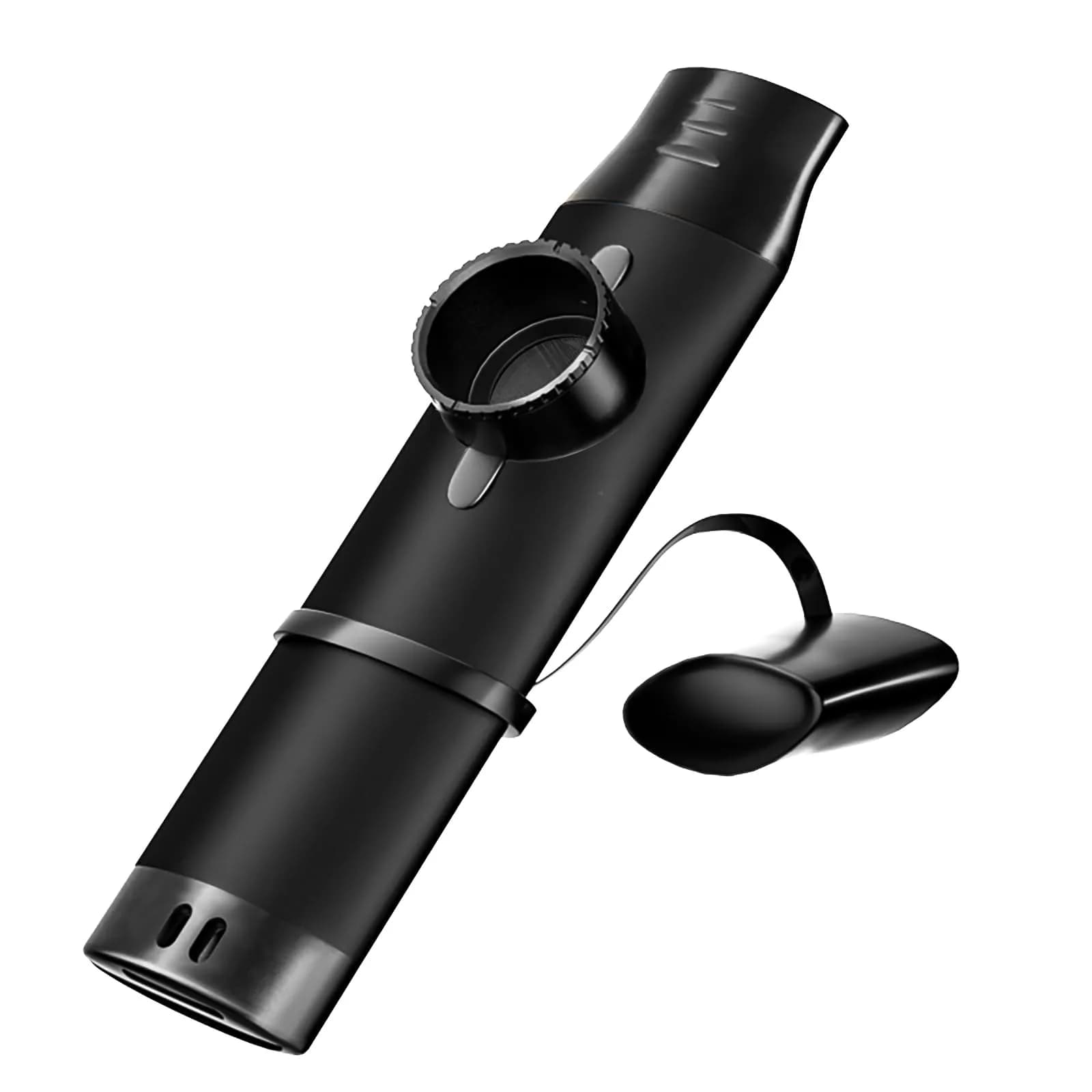 TianChunyue Metal Kazoo 5 Diaphragms | Adjustable Tone for Most Instruments (Blue) — Black