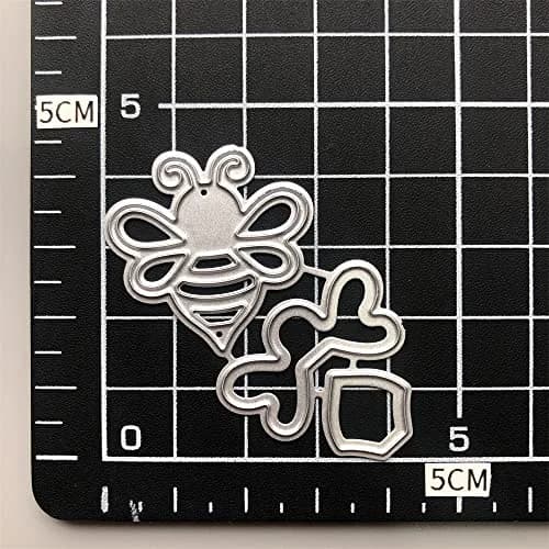 Trdxxx Bee Frame Metal Die Cuts 4.5cm x 4.4cm | Crafting Stencils for Card Making & Scrapbooking thumbnail 3