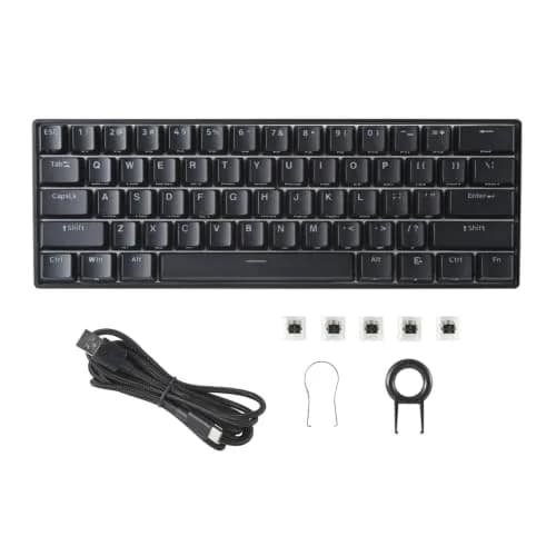 Mad Catz S.T.R.I.K.E. 6 60% RGB Mechanical Keyboard Compact 61 Keys | Responsive Gaming & Office Use thumbnail 3