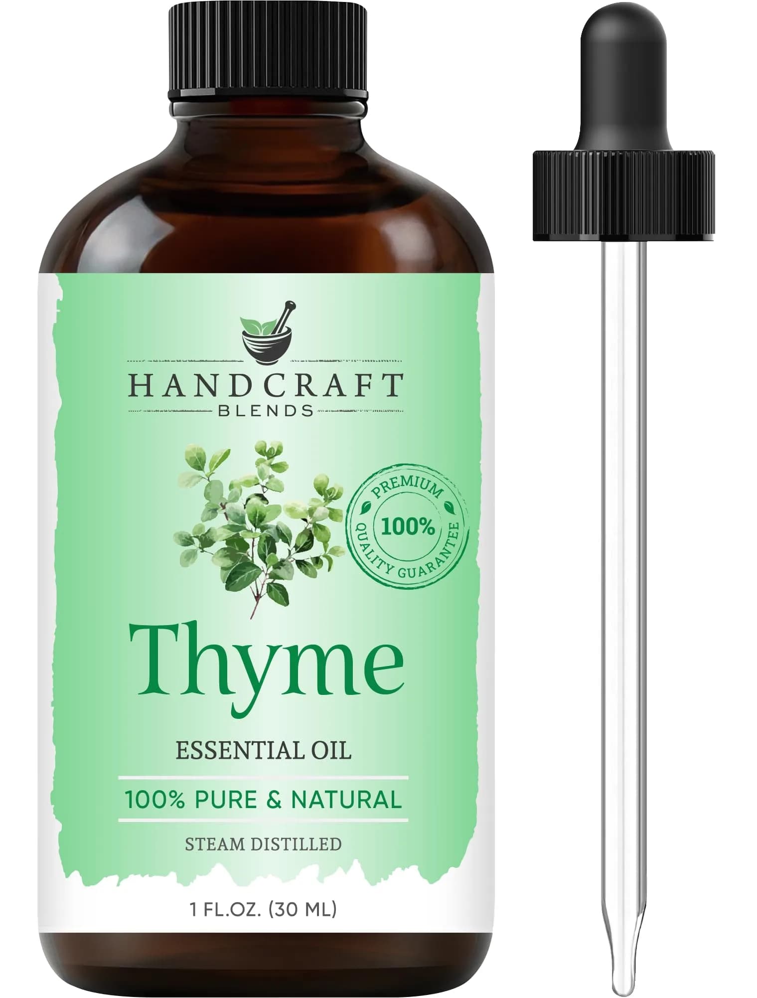 Handcraft Blends Thyme Essential Oil 30ml (1 Fl Oz) | Pure & Natural for Aromatherapy & Soap Making