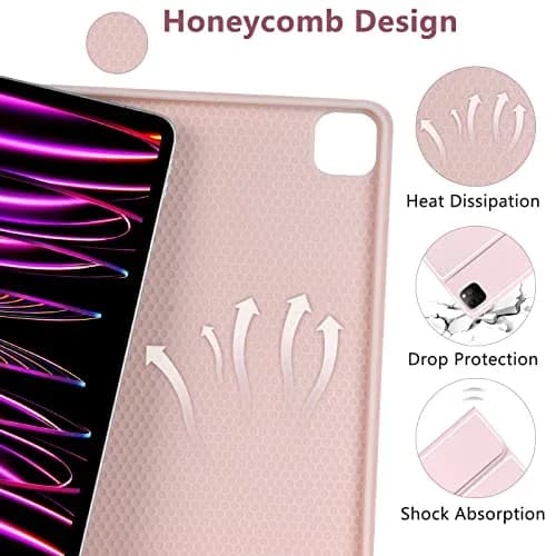 CC Store Keyboard Case for iPad Air 11 Inch Pink | Detachable Bluetooth Keyboard & Pencil Holder thumbnail 6