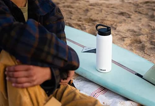 CamelBak Carry Cap Bottle - Vacuum Insulated Stainless Steel - Easy Carry, 25oz, Black thumbnail 5