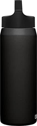 CamelBak Carry Cap Bottle - Vacuum Insulated Stainless Steel - Easy Carry, 25oz, Black thumbnail 2