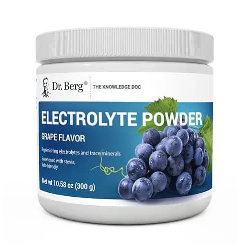 Dr. Berg Nutritionals Zero Sugar Hydration Keto Electrolyte Powder | 1000 mg Potassium & Pink Himalayan Salt (304g/10.55oz) thumbnail 1